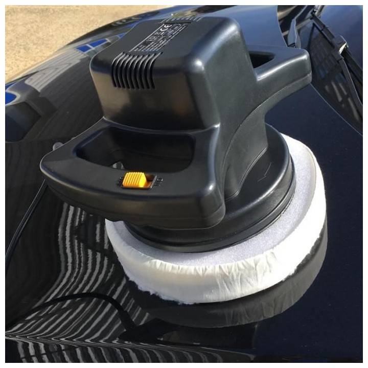 IMDIFA Lustreuse Polisseuse 741 220V Noir avec 2 Bonnets