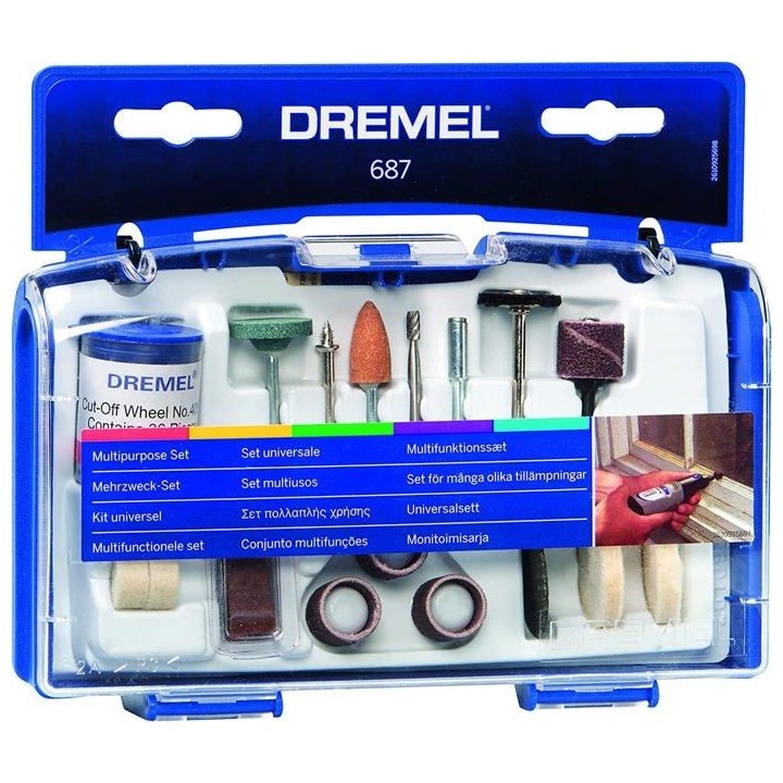 DREMEL Kit pour travaux généraux de 52 pieces 687