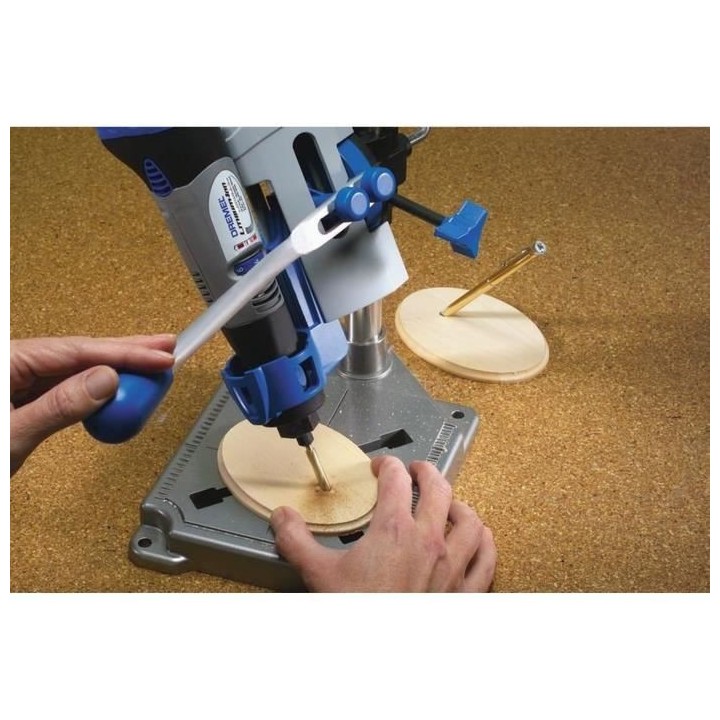 Support vertical de perceuse a colonne DREMEL 220 - Acier - Réglage p