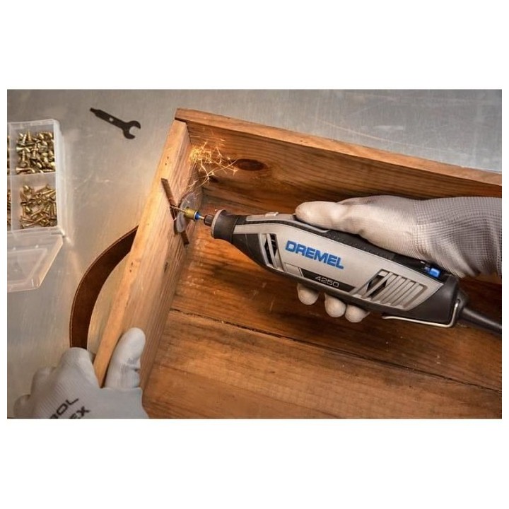 Outil multifonctions DREMEL 4250-3/45 - 45 accessoires + 3 adaptations