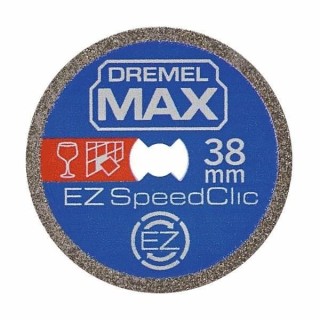 Disque Diamant Haute longévité EZ SpeedClic Dremel Max S545 - ø38mm