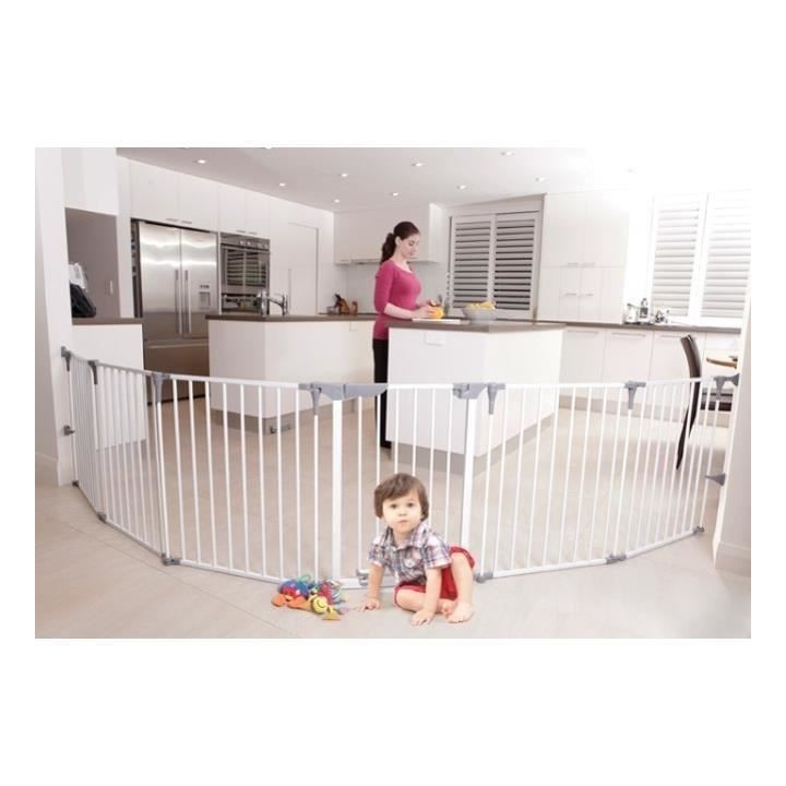 Royale converta 3-en-1: Parc a bébé, Barriere pour cheminée, Large