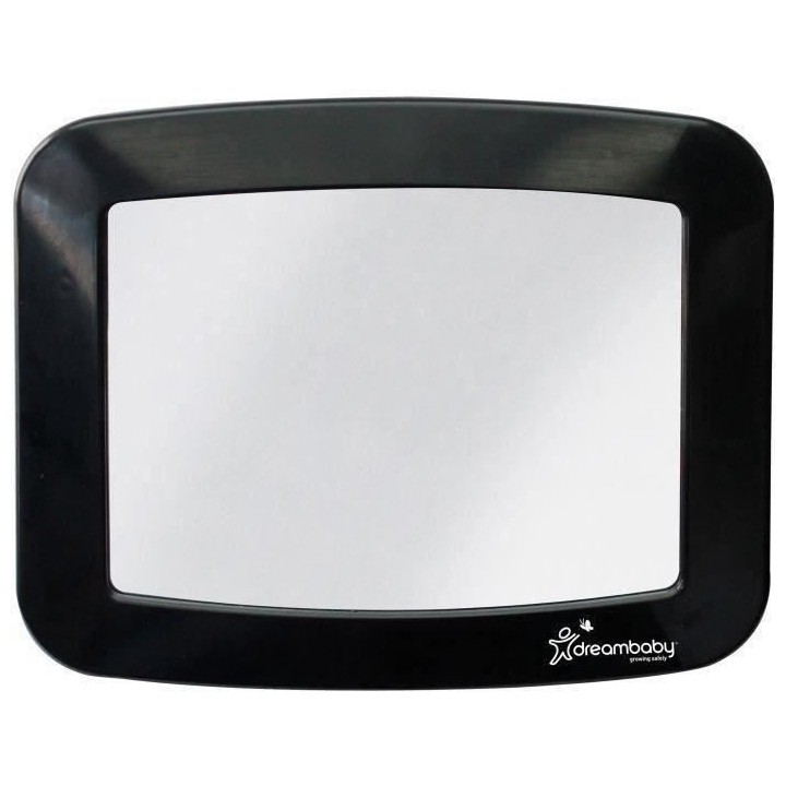 Grand miroir rétroviseur rectangulaire - DREAMBABY - Réglable pour s