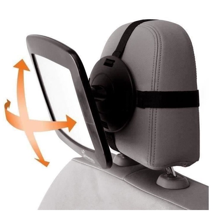 Grand miroir rétroviseur rectangulaire - DREAMBABY - Réglable pour s