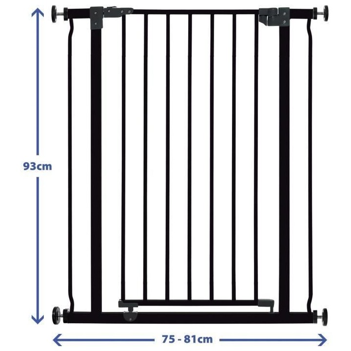 DREAMBABY Barriere de sécurité Extra Haute LIBERTY - Par pression -