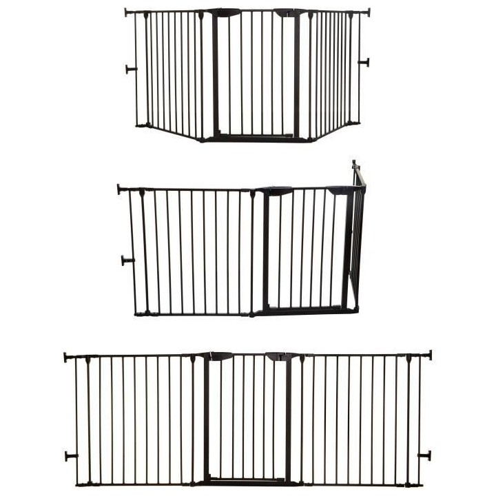 Barriere de sécurité - DREAMBABY - NEWPORT - 3 panneaux - 85,5-200 x