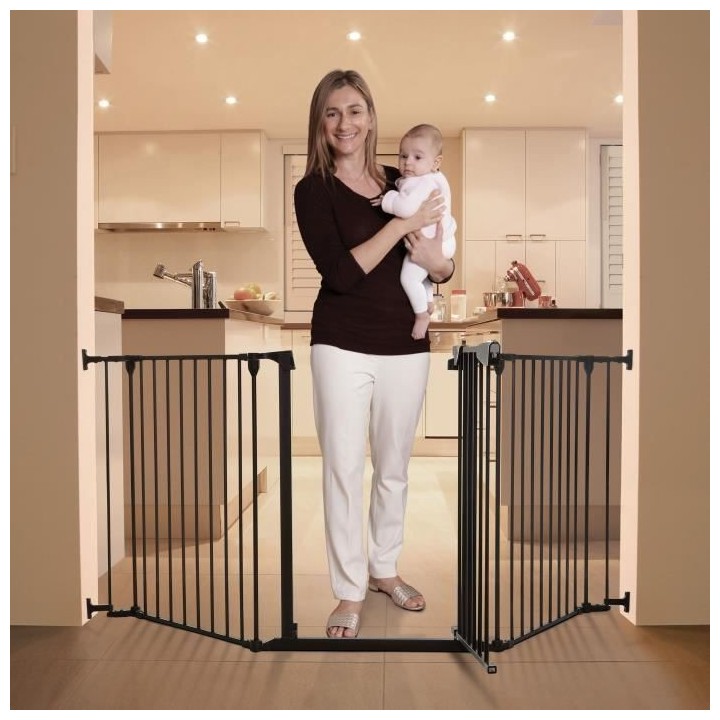 Barriere de sécurité - DREAMBABY - NEWPORT - 3 panneaux - 85,5-200 x