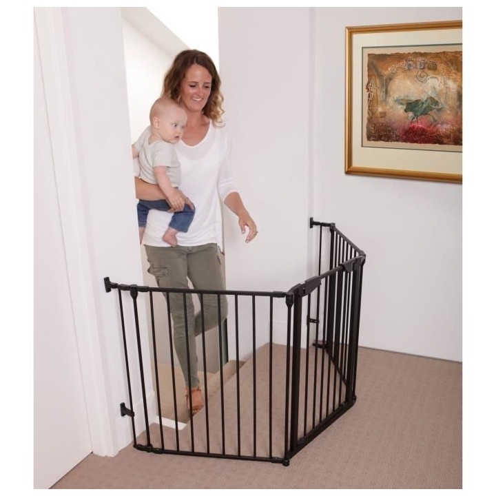 Barriere de sécurité - DREAMBABY - NEWPORT - 3 panneaux - 85,5-200 x