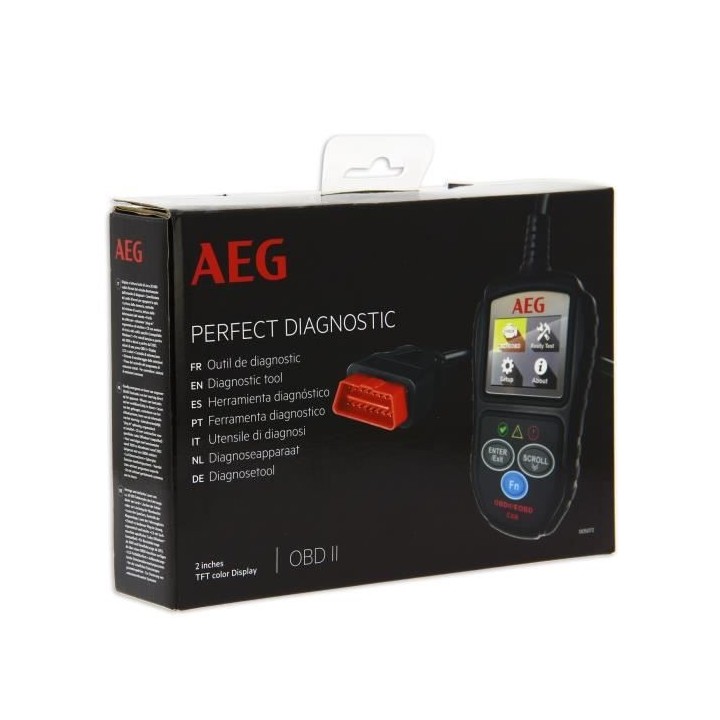 AEG Outil de Diagnostic OBD2 Evolution