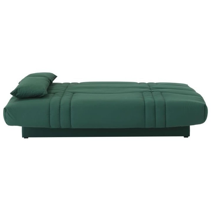 Banquette clic clac 3 places - tissu Vert foret - Style contemporain -