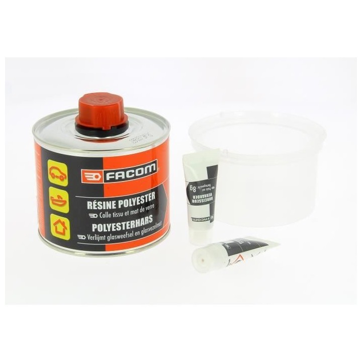 FACOM Résine polyester - Collage - Avec durciceur - 500 g