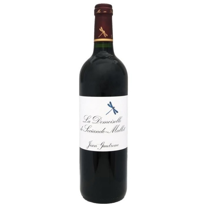 La Demoiselle de Sociando Mallet 2019 Haut Médoc - Vin rouge de Borde