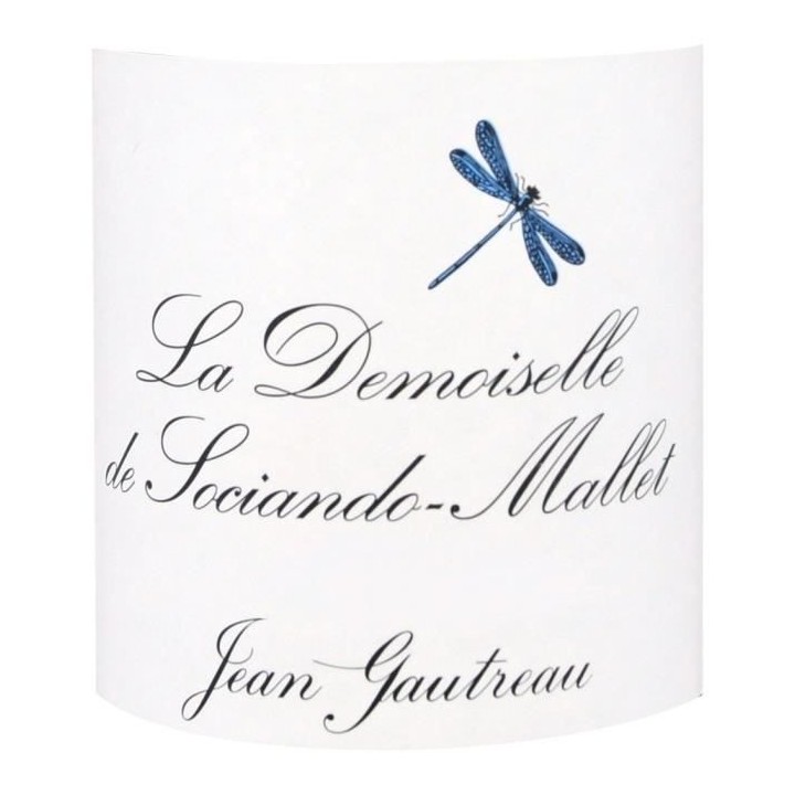 La Demoiselle de Sociando Mallet 2019 Haut Médoc - Vin rouge de Borde