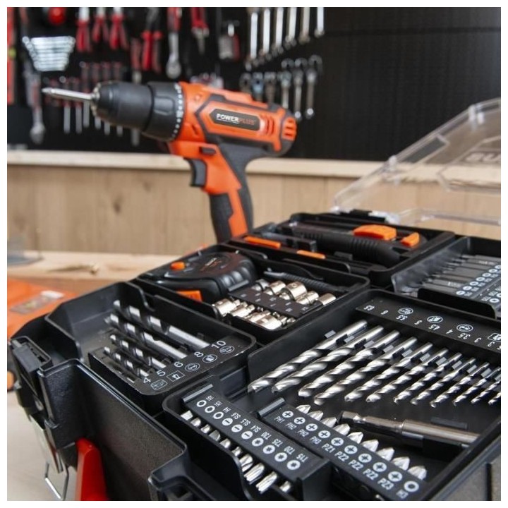 Perceuse-Visseuse sans Fil 20V avec 2 batteries 20V, 1 chargeur et mal