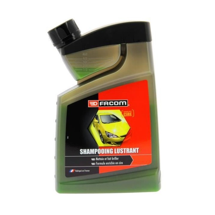 FACOM Shampooing lustrant - Lavage régulier - Bidon doseur 500 ml