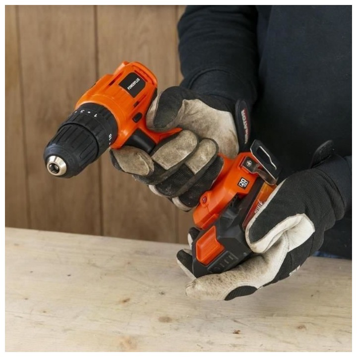 Perceuse a percussion sans Fil - Dual Power - POWDPO1110 - 3 en 1 - 20