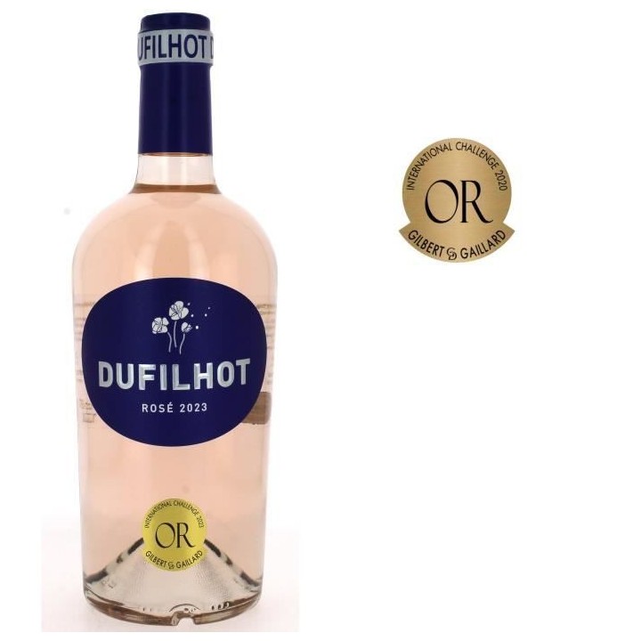 Château Dufilhot Bordeaux 2023 - Vin rosé de Bordeaux - 75cl