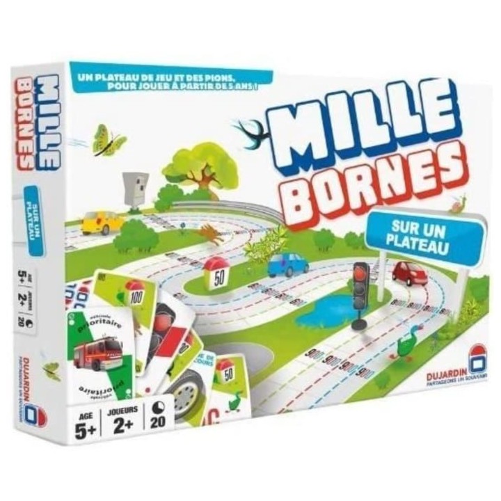 MILLE BORNES PLATEAU - GRAND CLASSIQUE - Jeu de plateau - DUJARDIN - U