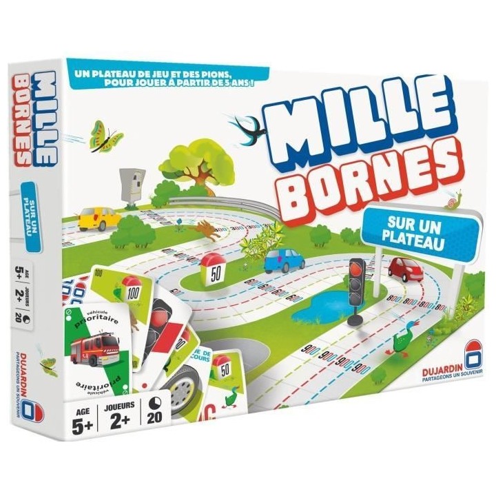 MILLE BORNES PLATEAU - GRAND CLASSIQUE - Jeu de plateau - DUJARDIN - U