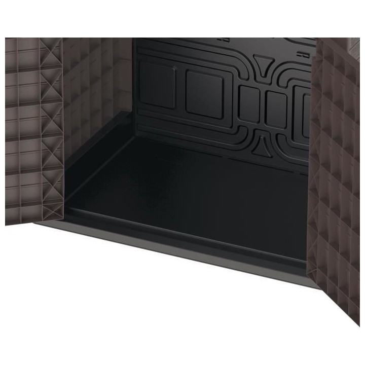 Armoire de rangement Duramax StoreAway pour 2 poubelles - 850L - Marro