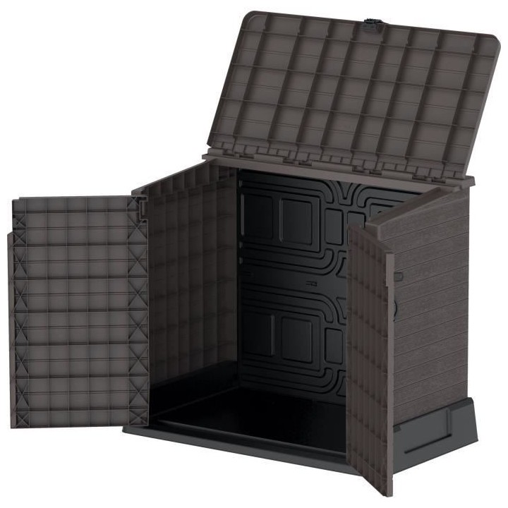 Armoire de rangement Duramax StoreAway pour 2 poubelles - 850L - Marro