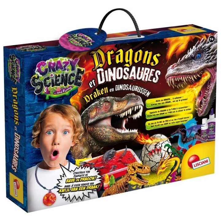 Crazy Science - loisirs créatifs - Dragons et Dinosaures a construire