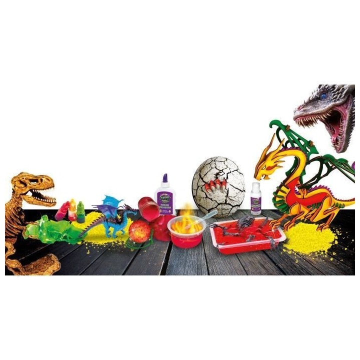 Crazy Science - loisirs créatifs - Dragons et Dinosaures a construire