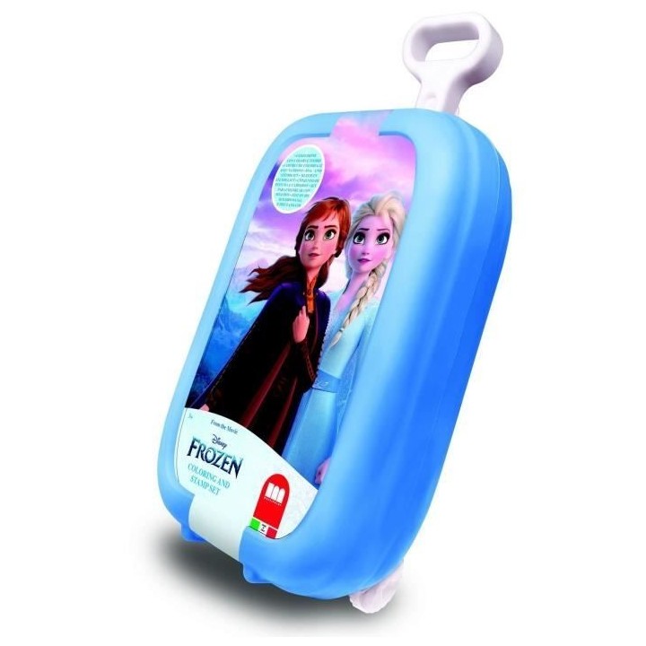 Trolley - MULTIPRINT - 64981 - 7 tampons La Reine des Neiges - 5 crayo