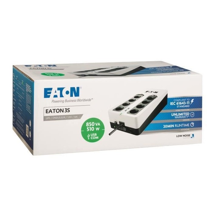 Onduleur Eaton ONDULEUR 8 PRISE 3S 850