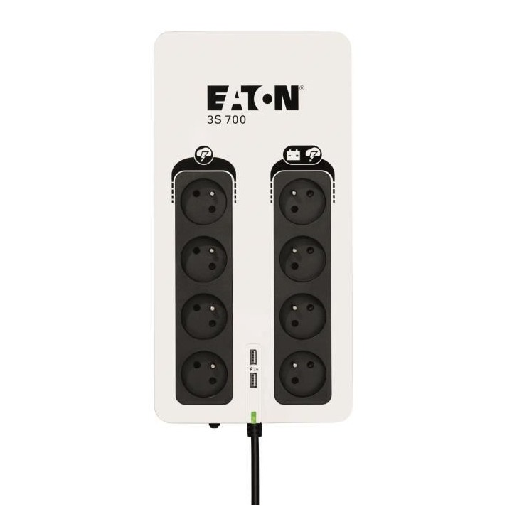 Onduleur/Multiprise/Parafoudre - EATON 3S 700 FR - Off-line UPS - 3S70