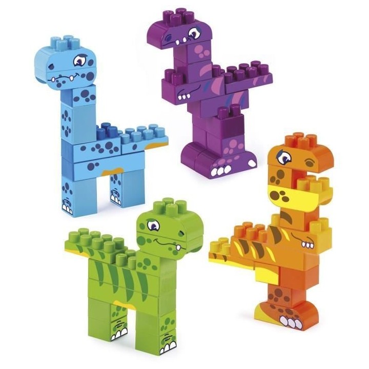 Coffre Dinosaures Abrick 150 pieces - Ecoiffier - Jeu de Construction