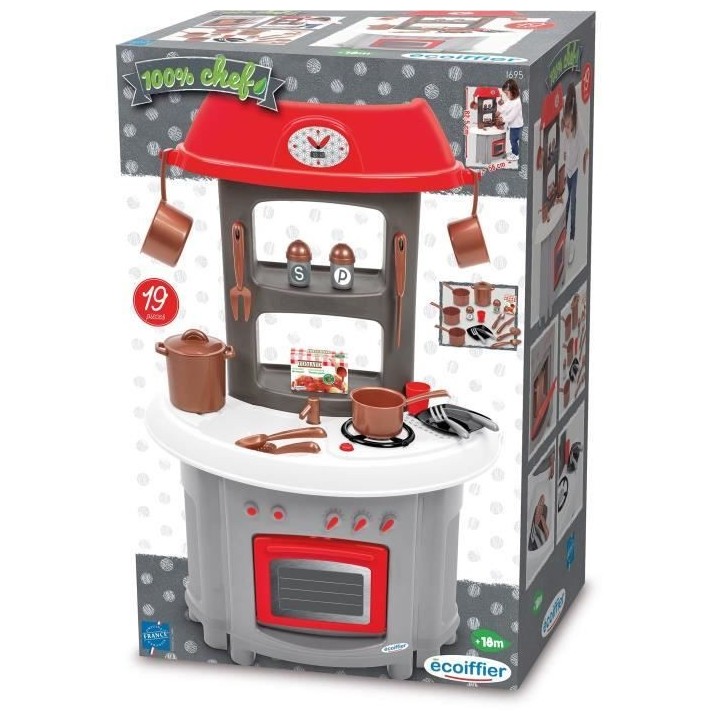 Jouet de cuisine - Cuisine tradition - 19 pieces - Pour enfant des 18