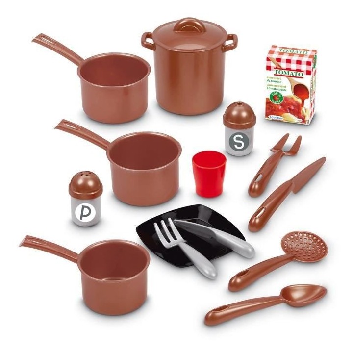 Jouet de cuisine - Cuisine tradition - 19 pieces - Pour enfant des 18