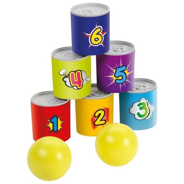 Jeu d'adresse - ECOIFFIER - Pack 3 Sports - Chamboule tout, Jeu de cro