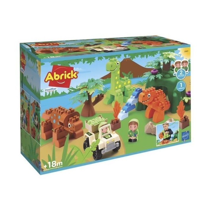 Jouet de construction Dinoland - Abrick - ECOIFFIER - A partir de 18 m