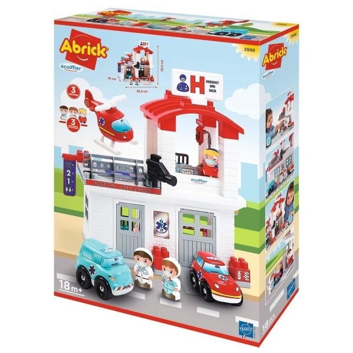 Jeu de construction Hôpital - Abrick - ECOIFFIER - Mixte - Des 18 moi