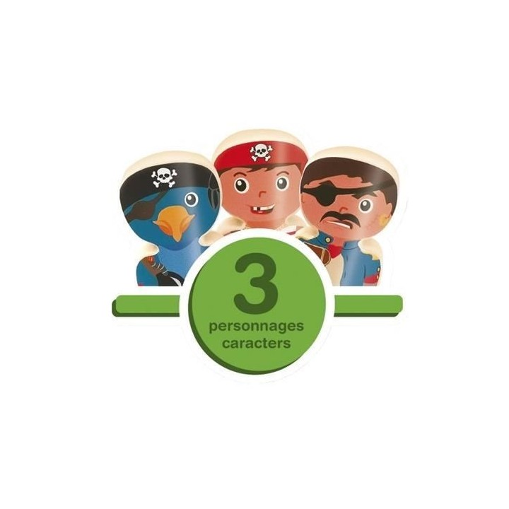 Bateau pirate - Jeu de construction - A partir de 18 mois - ABRICK