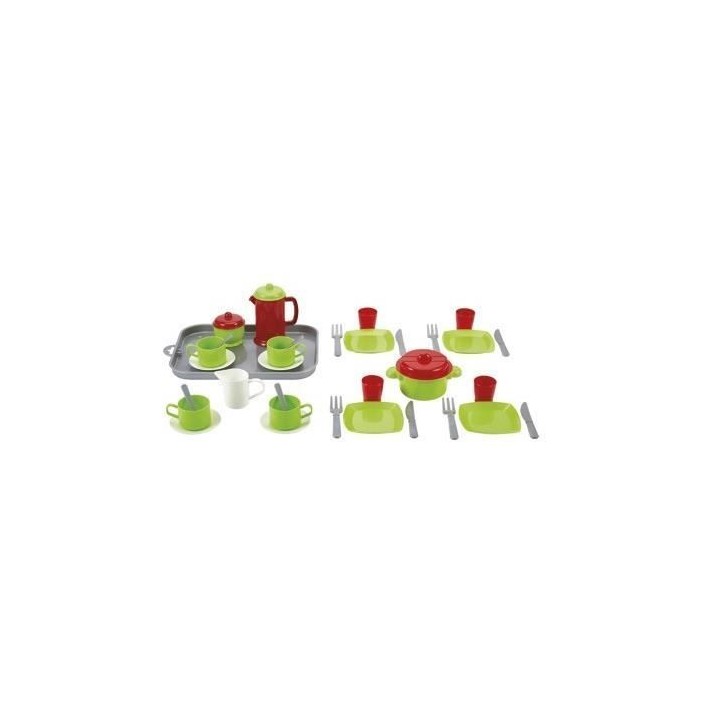 Plateau Dinette Garni - ECOIFFIER - Chef - Mixte - A partir de 18 mois