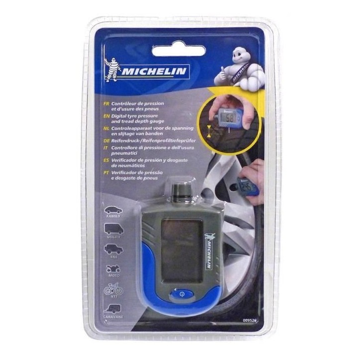 Contrôleur de pression + usure pneu