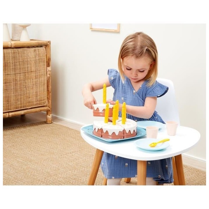 Gâteau d'anniversaire - ECOIFFIER - 1680 - Vert Azur - Joyeux anniver