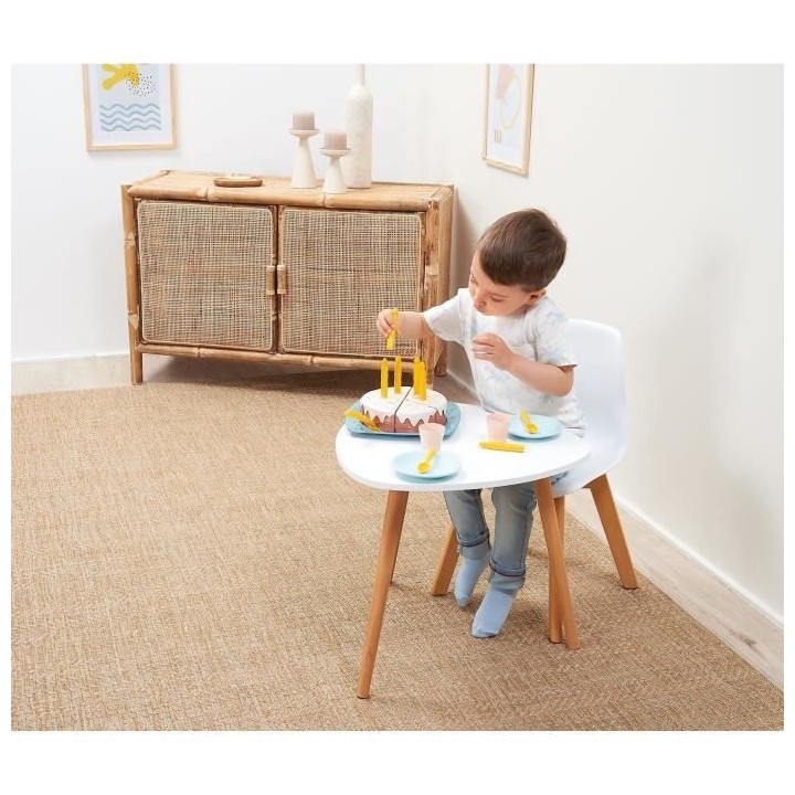 Gâteau d'anniversaire - ECOIFFIER - 1680 - Vert Azur - Joyeux anniver