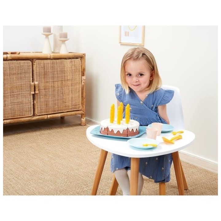 Gâteau d'anniversaire - ECOIFFIER - 1680 - Vert Azur - Joyeux anniver