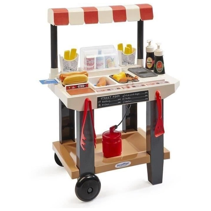 Jeux d'imitation : cuisine Street food - ECOIFFIER - 1682
