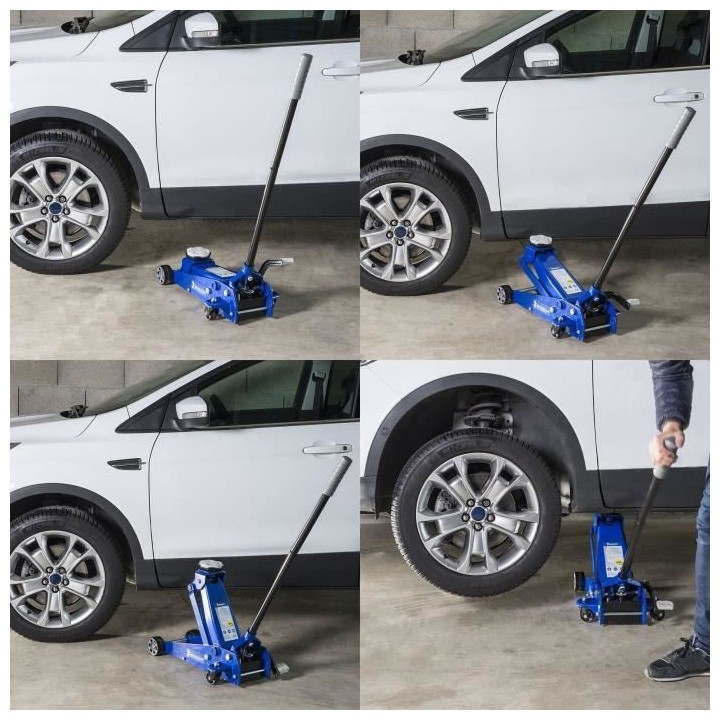 MICHELIN - Cric hydraulique d'atelier - 3T levage de 145 mm a 490 mm