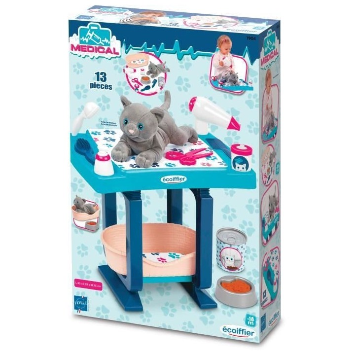 Table de toilettage ECOIFFIER Bleu Des 18 mois