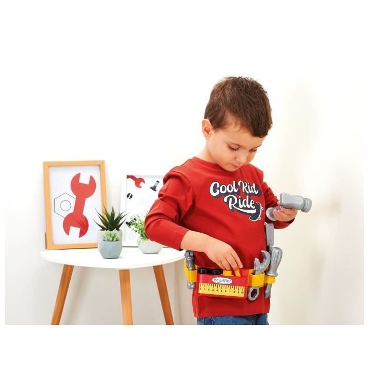 Malette ceinture a outils - ECOIFFIER - 2418 - La ceinture du bricoleu