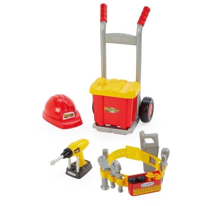 Panoplie bricoleur 4 en 1 - ECOIFFIER - 2420 - Tout pour bricoler