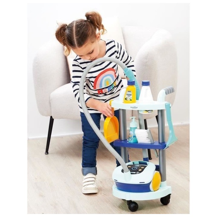 Chariot aspirateur - ECOIFFIER - 2772 - Faire le ménage devien un pla
