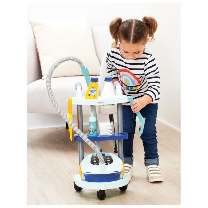 Chariot aspirateur - ECOIFFIER - 2772 - Faire le ménage devien un pla