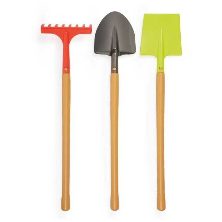 Filet de 3 grands outils de jardin - ECOIFFIER - 4338 - Préparons la